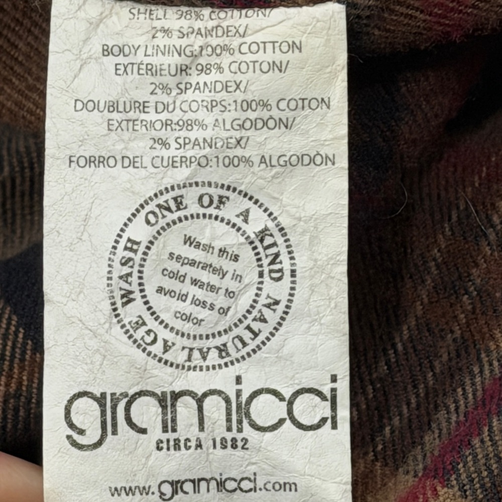 Gramicci Field Jacket Women M Brown Snap Embroidery Artisan Cargo Gorpcore Lined - Picture 11 of 14